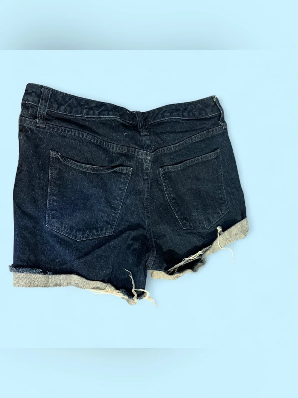 Universal Thread Dark Denim Rolled Hem Jean Shorts